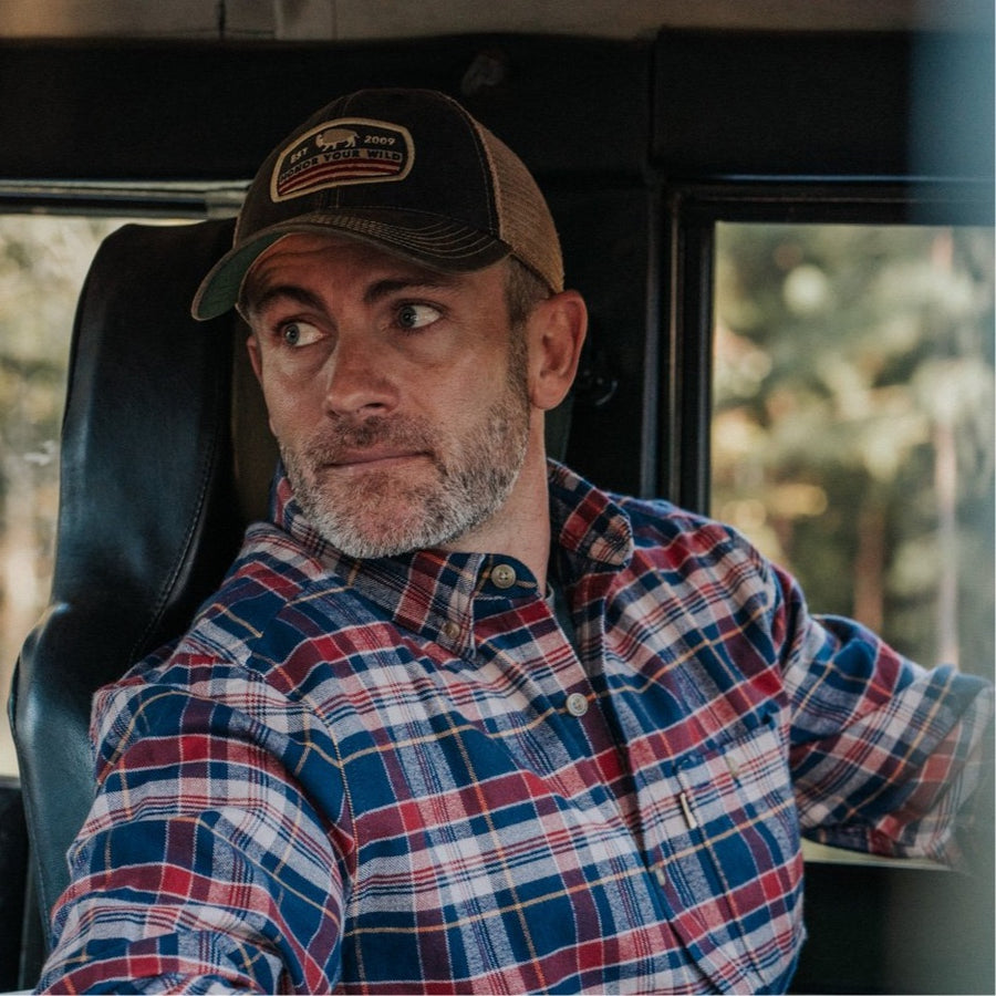 Honor Your Wild Trucker Hat - Navy hover